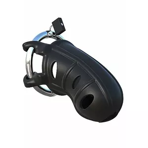 Hardcore Silicone Cock Block - Black