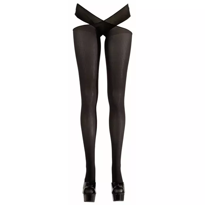 Stockings Cottelli Collection L/XL — crotchless, 100% polyamide Photo 4