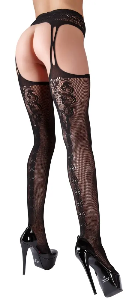 Cottelli Collection suspender tights L/XL Photo 10