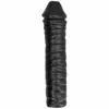 Anal plug all black AB51 — 38 cm PVC Photo 2