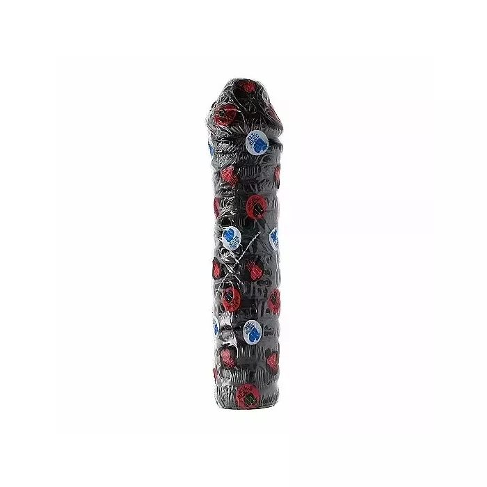 Anal plug all black AB51 — 38 cm PVC Photo 3