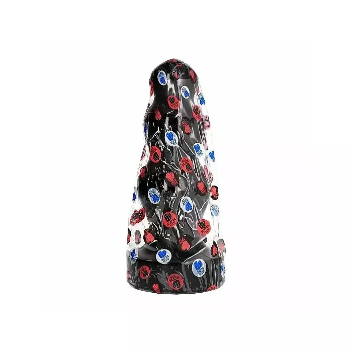 Anal plug all black AB56 — silicone-compatible PVC Photo 3