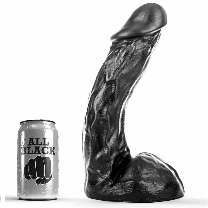 Фаллоимитатор all black AB66 — PVC, 28 см, Ø 6 см Photo 4