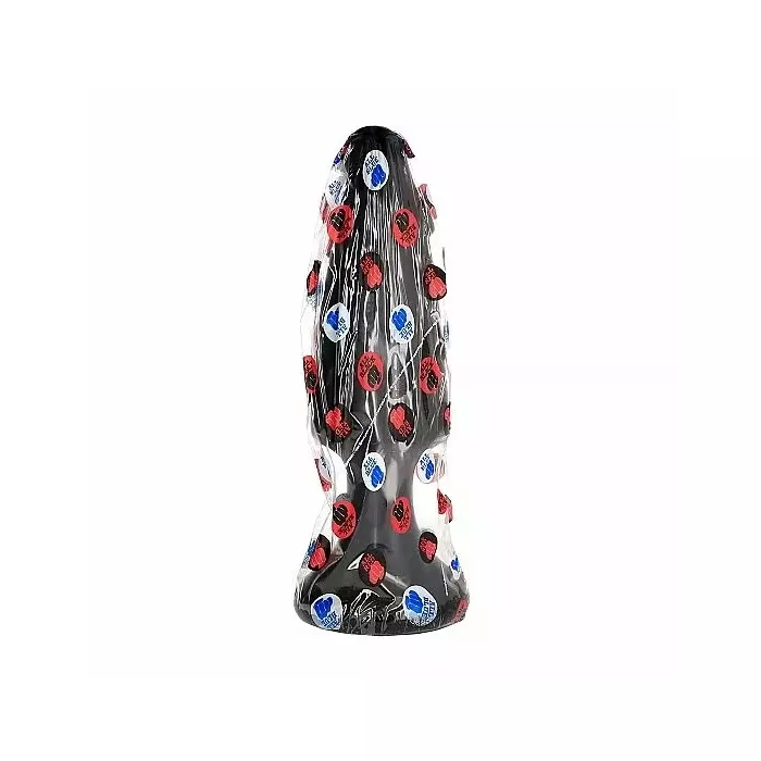 Anal plug all black AB71 — 35 cm, 9 cm diameter Photo 3
