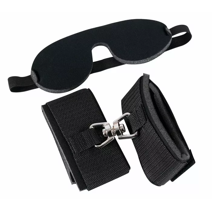 Bondage set bad kitty Blindfold/Handcuffs Photo 2