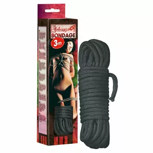 Bondage rope 7 m black