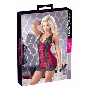 Chemise Cottelli Collection, size M, black; main fabric 85% polyester 15% elastane; lace 90% polyamide 10% elastane