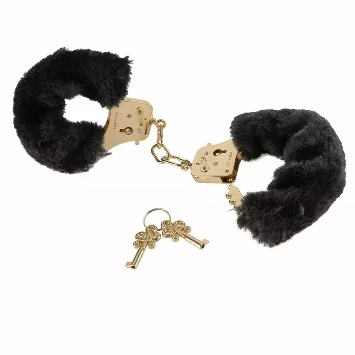 PIPEDREAM Fetish Fantasy Gold Deluxe Furry Cuffs Photo 4