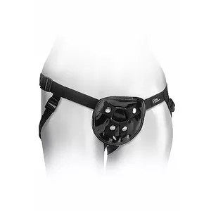 FETISH FANTASY SERIES 7" HOLLOW STRAP-ON WITH BALLS